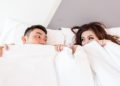 Sleeping position of couples