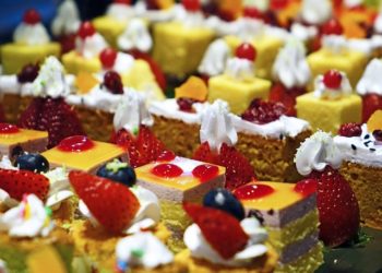 Collection of desserts