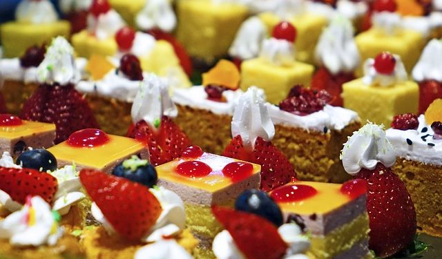 Collection of desserts