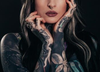 A Girl with a tattoo