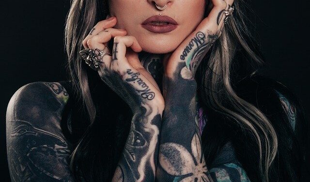 A Girl with a tattoo
