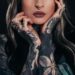 A Girl with a tattoo