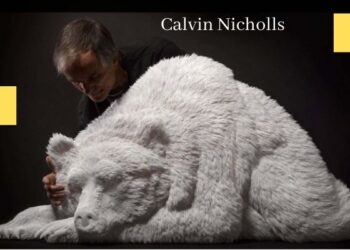Calvin Nicholls paper sculptures