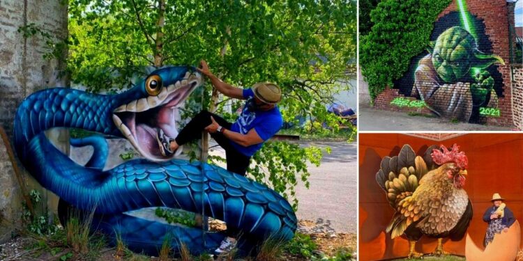 3D Wall Art By French Artist Scaf