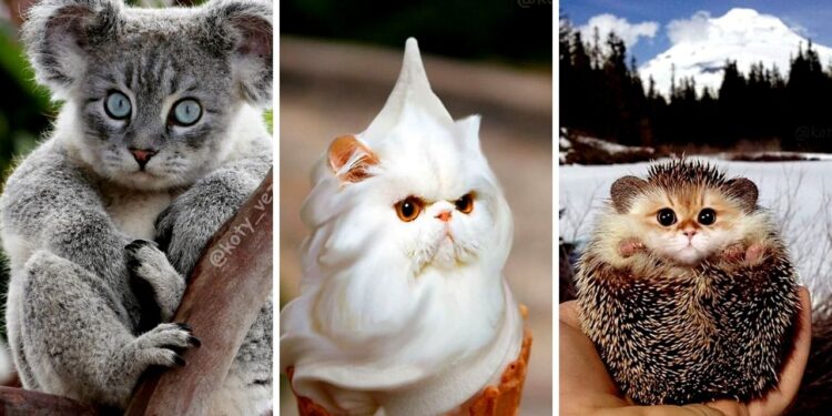 Can You Imagine How It Looks Like If All the Things Get a Face Like Cats?