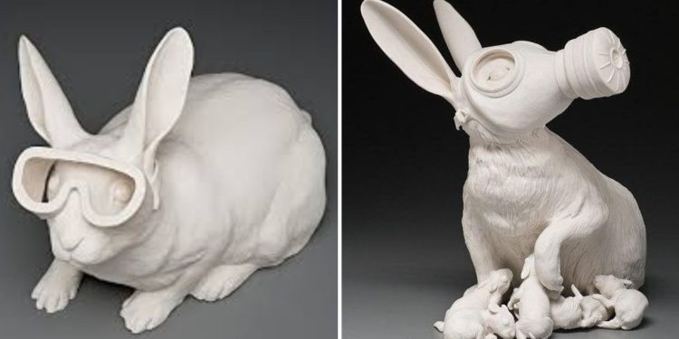 Kate McDowell's Porcelain Sculptures
